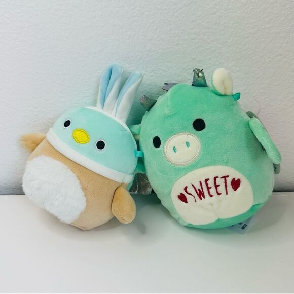 Squishmallows Dragon And Rabbit Duck Small Size Plush - Picture 1 of 5